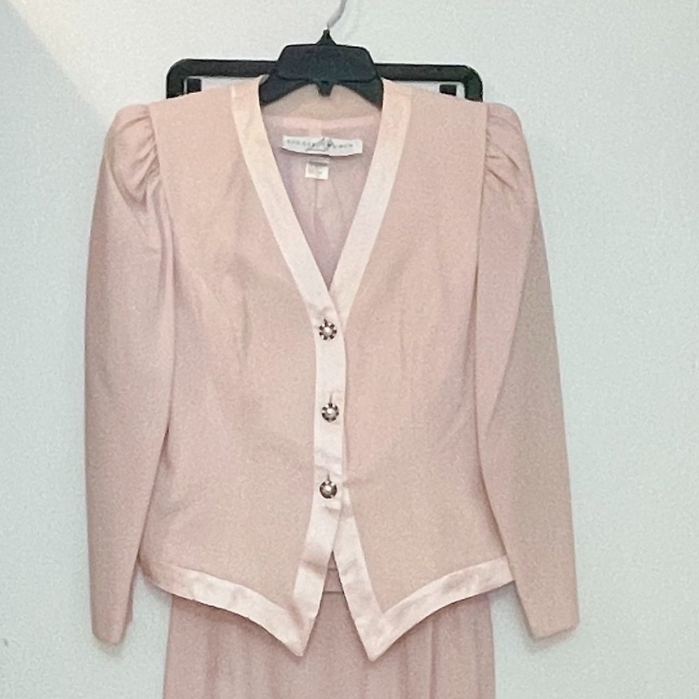 Lillie Rubin Special Occasion 2 Piece Jacket and Long Skirt (Size 10) - Picture 4 of 11